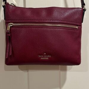 Kate Spade Deep Red Crossbody Bag